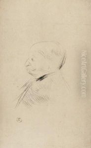 Portrait D'un Homme (wittrock 246) by Henri De Toulouse-Lautrec