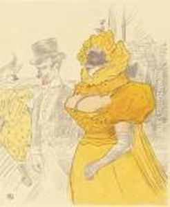 Au Bal Des Etudiants by Henri De Toulouse-Lautrec