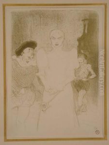 A L'opera-madame Caron Dans Faus by Henri De Toulouse-Lautrec