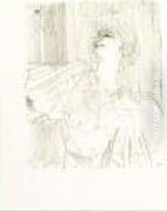 Yvette Guilbert - A Menilmontant De Bruant (wittrock 275) by Henri De Toulouse-Lautrec