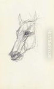 Tete De Cheval by Henri De Toulouse-Lautrec