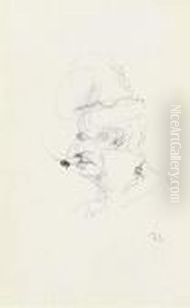 Tete D'homme A La Pipe - view 1