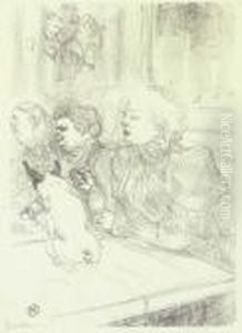 A La Souris - Madame Palmyre (d. 210; W. 184; Adr. 209) by Henri De Toulouse-Lautrec