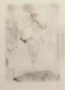 Lender De Dos, Dansant Le Bolero Dans Chilperic by Henri De Toulouse-Lautrec
