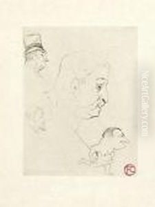 Croquis by Henri De Toulouse-Lautrec