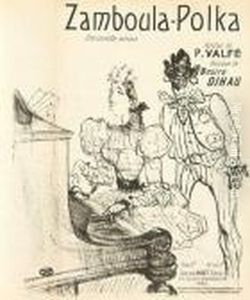 Zamboula-polka by Henri De Toulouse-Lautrec