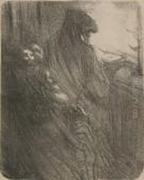 Sinai Le Priere Des Juifs Polonais (old Man Praying) - view 1