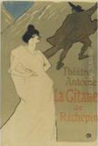 La Gitane (d. 368; A. 366; W. P30; Adr. 355) by Henri De Toulouse-Lautrec
