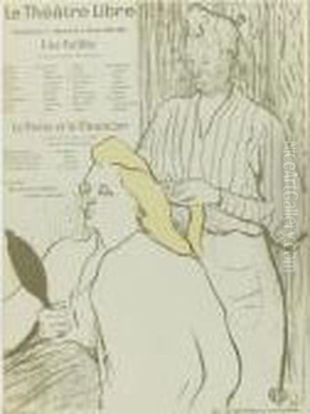 La Coiffure, Programme Du Theatre-libre (d. 14; A. 40; W. 15; Adr. 40) - view 1