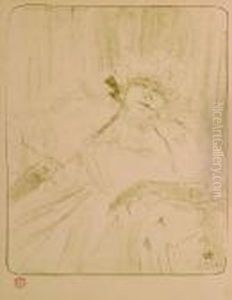 Yvette Guilbert, Chanson Ancienne by Henri De Toulouse-Lautrec