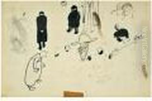 Tetes De Lautrec Et Bonnard - view 1