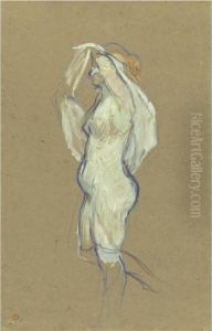 Femme Enlevant Sa Chemise by Henri De Toulouse-Lautrec