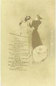 La Modiste, Renee Vert (d. 13; A. 17; W. 4; Adr. 13) by Henri De Toulouse-Lautrec