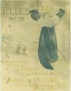 Frontispiece Pour 'elles' (d. 179; A. 200; W. 155; Adr. 171) by Henri De Toulouse-Lautrec