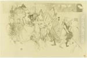 Une Redoute Au Moulin Rouge (d. 65; A. 54; W. 42; A. 42) by Henri De Toulouse-Lautrec