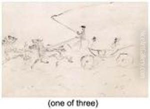 Chevaux Et Cavaliers by Henri De Toulouse-Lautrec