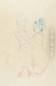 Femmes Dansant by Henri De Toulouse-Lautrec