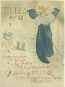 Frontispiece Pour "elles" (d. 179; A. 200; W. 155) by Henri De Toulouse-Lautrec