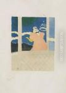 Aux Ambassadeurs. by Henri De Toulouse-Lautrec