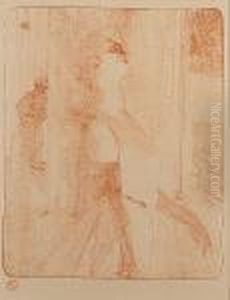 Yvette Gilbert - Sur La Scene (wittrock 272) by Henri De Toulouse-Lautrec