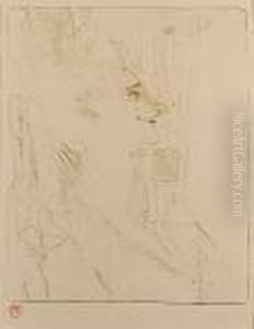 Yvette Guilbert - Soularde (wittrock 277) by Henri De Toulouse-Lautrec