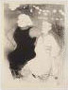 Au Moulin Rouge: L'union Franco-russe (w. 40; D.50; A.53) by Henri De Toulouse-Lautrec
