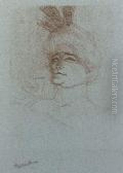 Mademoiselle Marcelle Lender En Buste, De Trois Quarts - view 1