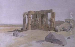 Thebes by Edward Lear