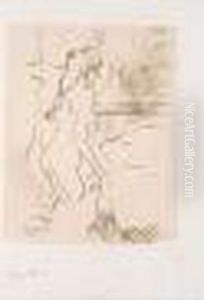 Etude De Femme (wittrock 11; Delteil 24; Adhemar 26) by Henri De Toulouse-Lautrec