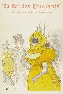 Au Bal Des Etudiants by Henri De Toulouse-Lautrec