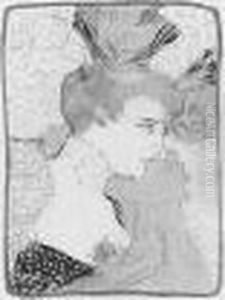 Mademoiselle Marcelle Lender, En Buste (d. 102/iii; A. 131/iii; W. 99/iv; Adr. 115b) by Henri De Toulouse-Lautrec