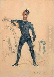 Velocipediste by Henri De Toulouse-Lautrec