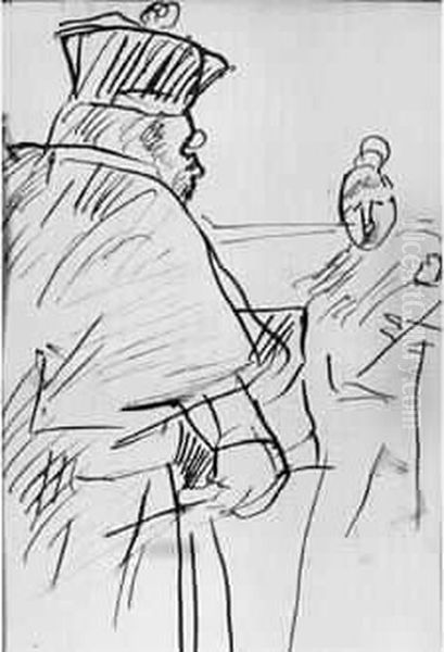 Caricature D'un Juge Recevant Une - view 1