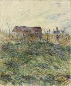 Le Labour Dans Les Vignes by Henri De Toulouse-Lautrec