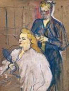 La Coiffure by Henri De Toulouse-Lautrec