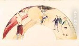 Scne De Cirque (projet D'ventail) by Henri De Toulouse-Lautrec