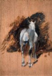 Cheval Vu De Dos by Henri De Toulouse-Lautrec