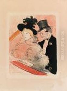 Au Concert (d. 365; W. P28b; Adriani 196) by Henri De Toulouse-Lautrec