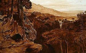 Bavella Corsica by Edward Lear