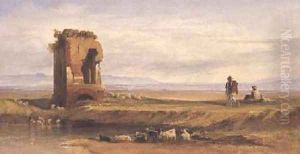 Buon Ricovero in the Roman Campagna by Edward Lear