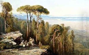 Travellers in a wood