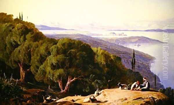Corfu from the Hill of Gastouri - view 1