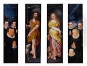 Saint John The Baptist And Saint Martha;