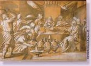 Les Noces De Cana by Maarten de Vos