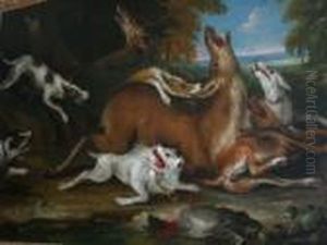 ''cani Che Cacciano Un Cervo' by Maarten de Vos