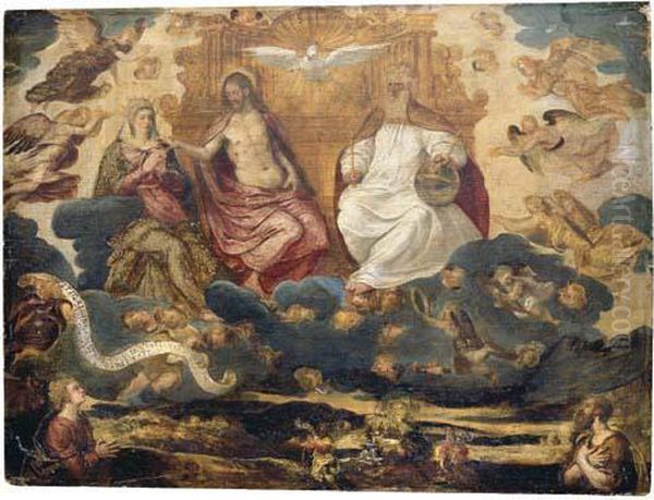 The Trinity With The Virgin And Two Donors - view 1