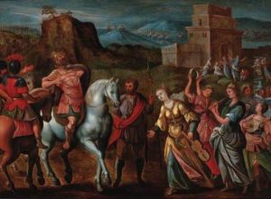 Jephthahs' Daughter by Maarten de Vos