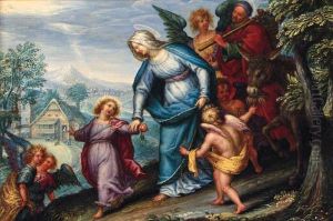 The Return From Egypt by Maarten de Vos