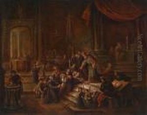 Marias Tempelgang by Jacob Willemsz de Wet the Elder