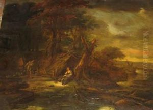 Couple In A Wild Romantic Landscape